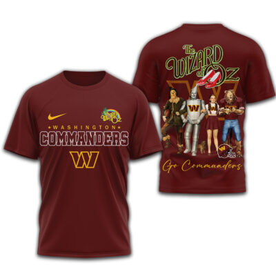 Washington Commanders | Premium NFL The Wizard Of Oz 3D Shirt