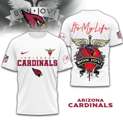Arizona Cardinals | Premium NFL Bon Jovi 3D Shirt