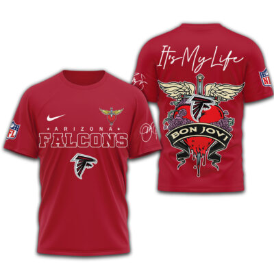 Atlanta Falcons | Premium NFL Bon Jovi 3D Shirt