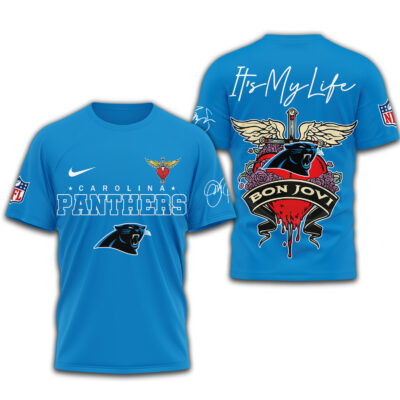 Carolina Panthers | Premium NFL Bon Jovi 3D Shirt