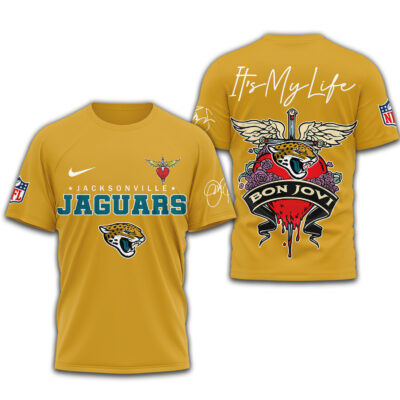 Jacksonville Jaguars | Premium NFL Bon Jovi 3D Shirt