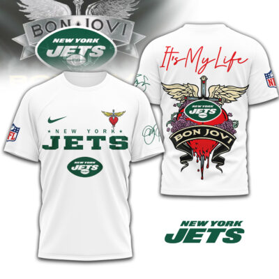 New York Jets | Premium NFL Bon Jovi 3D Shirt