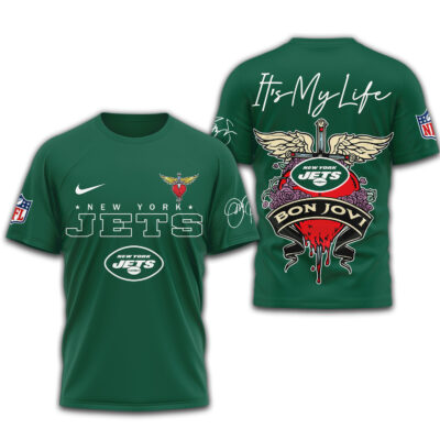 New York Jets | Premium NFL Bon Jovi 3D Shirt
