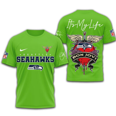 Seattle Seahawks | Premium NFL Bon Jovi 3D Shirt