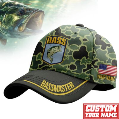 Premium Bassmaster Series Camo Fishing Cap
