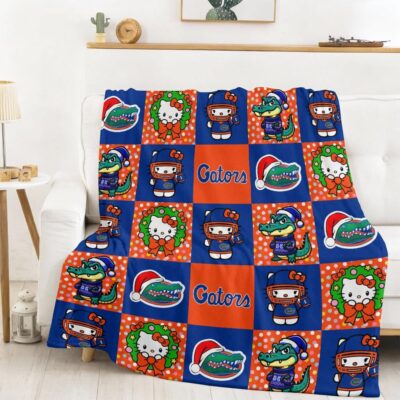 Florida Gators | Premium NCAA Hello Kitty Cozy Fleece Blanket
