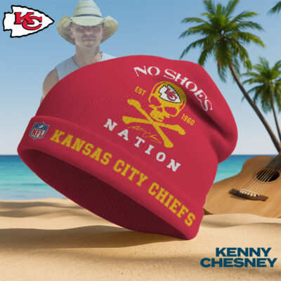 Kansas City Chiefs | Premium NFL Kenny Chesney Beanie Hat - Red