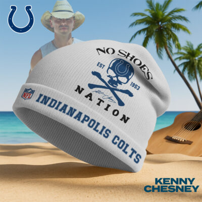 Indianapolis Colts | Premium NFL Kenny Chesney Beanie Hat - White