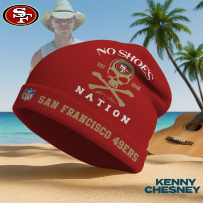 San Francisco 49ers | Premium NFL Kenny Chesney Beanie Hat - Red