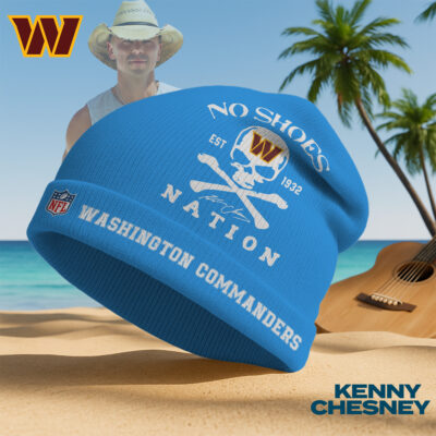 Washington Commanders | Premium NFL Kenny Chesney Beanie Hat - Blue