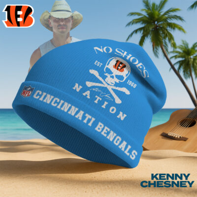 Cincinnati Bengals | Premium NFL Kenny Chesney Beanie Hat - Blue