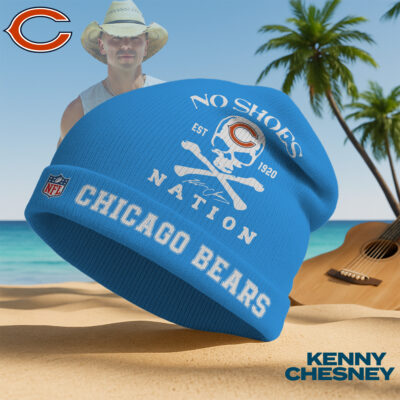 Chicago Bears | Premium NFL Kenny Chesney Beanie Hat - Blue