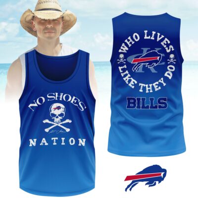 Buffalo Bills | Premium NFL Kenny Chesney Who Lives Like They Do Shirt