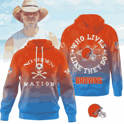 Cleveland Browns | Premium NFL Kenny Chesney Who Lives Like They Do Shirt