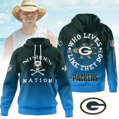 Green Bay Packers | Premium NFL Kenny Chesney Who Lives Like They Do Shirt