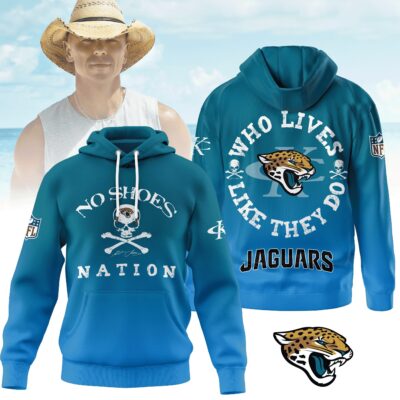 Jacksonville Jaguars | Premium NFL Kenny Chesney Who Lives Like They Do Shirt