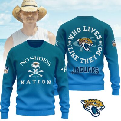 Jacksonville Jaguars | Premium NFL Kenny Chesney Who Lives Like They Do Shirt