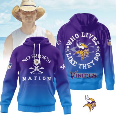 Minnesota Vikings | Premium NFL Kenny Chesney Who Lives Like They Do Shirt