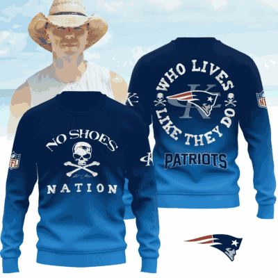New England Patriots | Premium NFL Kenny Chesney Who Lives Like They Do Shirt