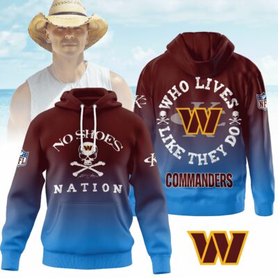 Washington Commanders | Premium NFL Kenny Chesney Who Lives Like They Do Shirt