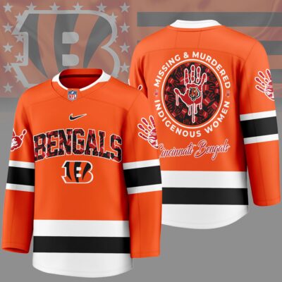 Cincinnati Bengals | Premium NFL MMIW awareness Long Jersey