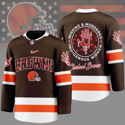Cleveland Browns | Premium NFL MMIW awareness Long Jersey