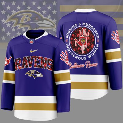 Baltimore Ravens | Premium NFL MMIW awareness Long Jersey