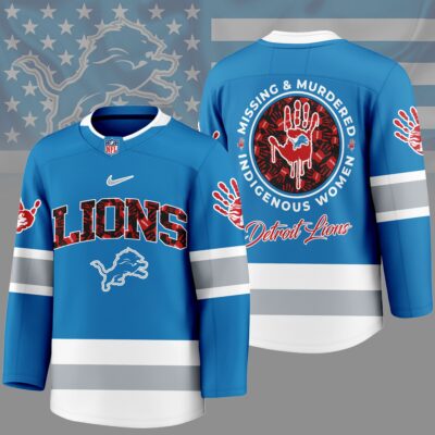 Detroit Lions | Premium NFL MMIW awareness Long Jersey