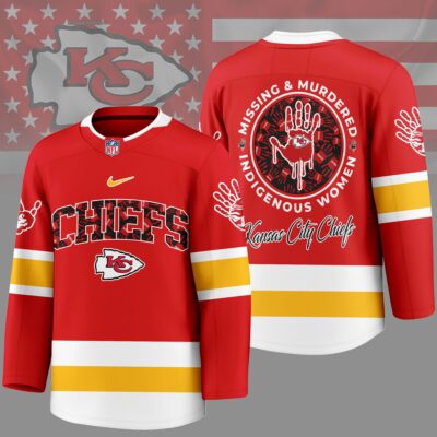 Kansas City Chiefs | Premium NFL MMIW awareness Long Jersey - 5XL