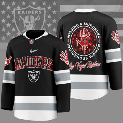 Las Vegas Raiders | Premium NFL MMIW awareness Long Jersey