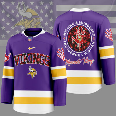 Minnesota Vikings | Premium NFL MMIW awareness Long Jersey