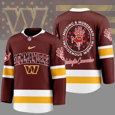 Washington Commanders | Premium NFL MMIW awareness Long Jersey