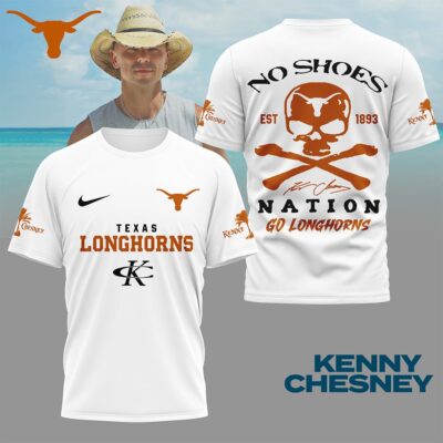 Texas Longhorns | Premium NCAA Kenny Chesney Fan 3D Shirt