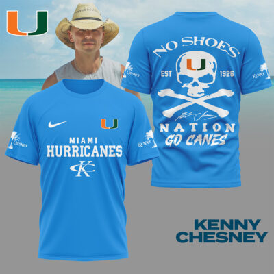 Miami Hurricanes | Premium NCAA Kenny Chesney Fan 3D Shirt