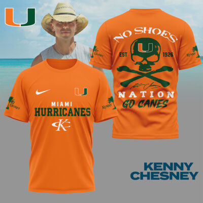 Miami Hurricanes | Premium NCAA Kenny Chesney Fan 3D Shirt