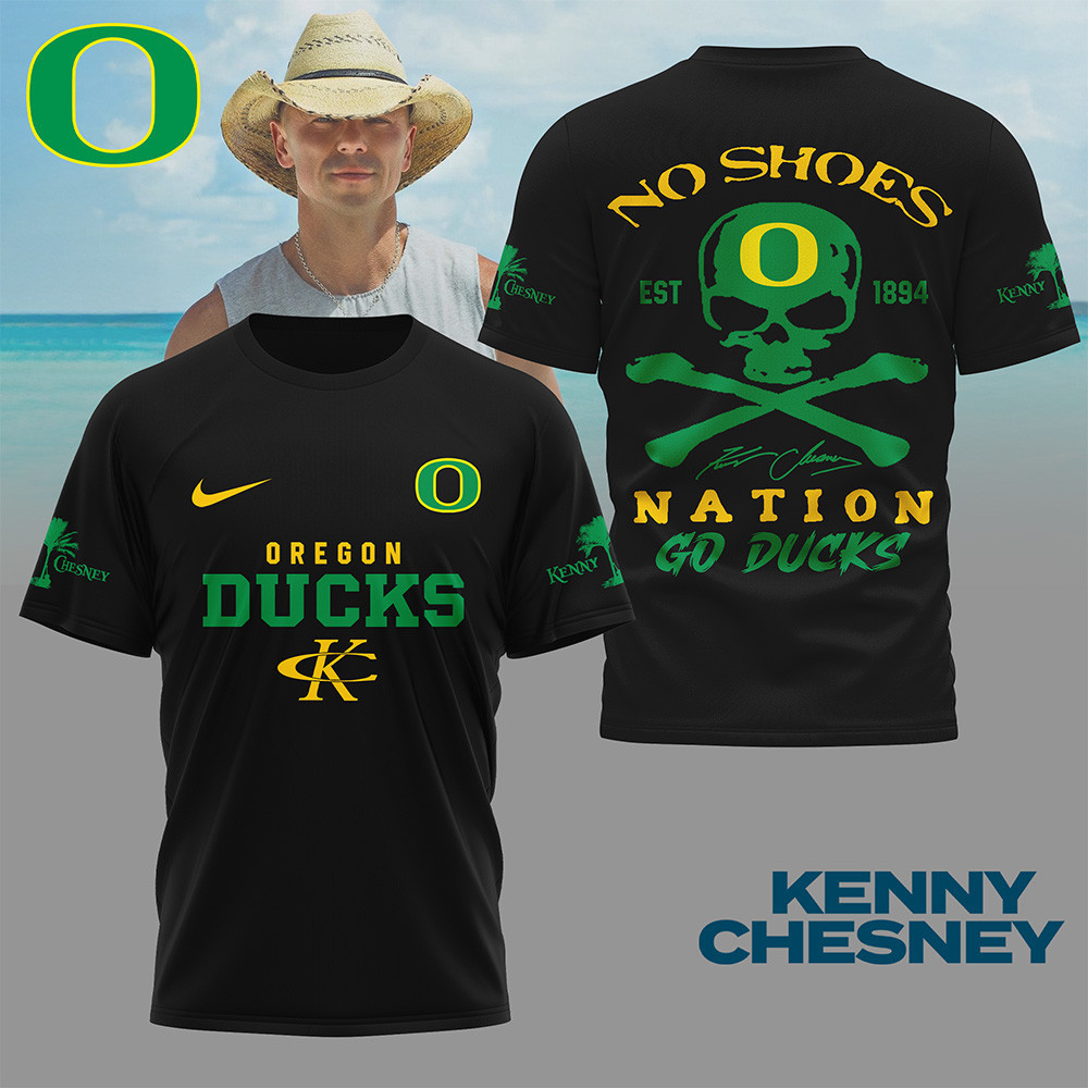 Oregon Ducks | Premium NCAA Kenny Chesney Fan 3D Shirt - Image 2
