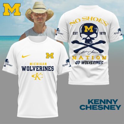 Michigan Wolverines | Premium NCAA Kenny Chesney Fan 3D Shirt