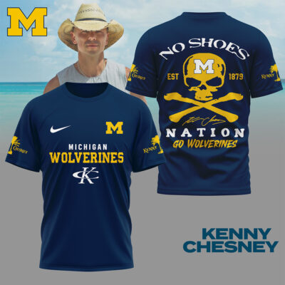 Michigan Wolverines | Premium NCAA Kenny Chesney Fan 3D Shirt
