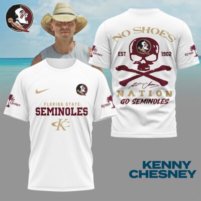 Florida State Seminoles | Premium NCAA Kenny Chesney Fan 3D Shirt