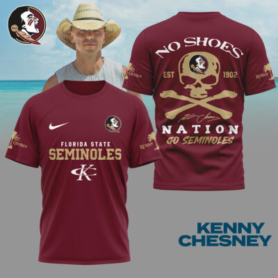 Florida State Seminoles | Premium NCAA Kenny Chesney Fan 3D Shirt