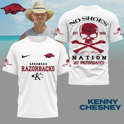 Arkansas Razorbacks | Premium NCAA Kenny Chesney Fan 3D Shirt