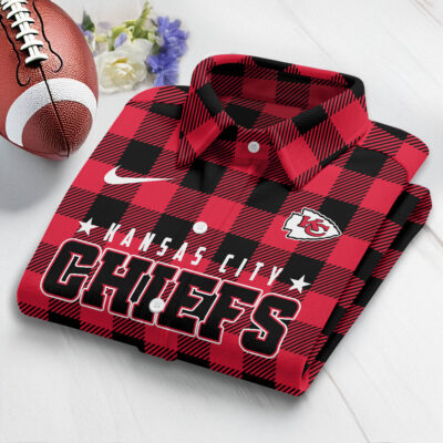 Kansas City Chiefs | Premium NFL Check Long-sleeve Casual Shirt - S