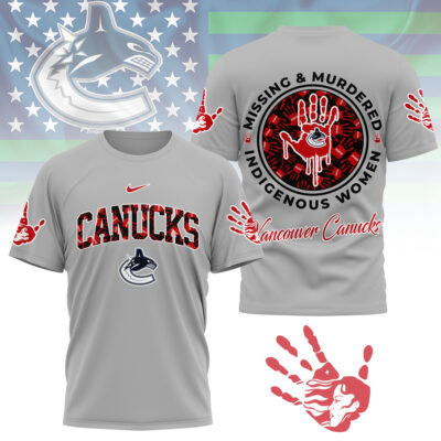 Vancouver Canucks | Premium NHL MMIW Awareness 3D Shirt