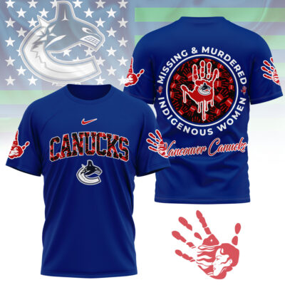 Vancouver Canucks | Premium NHL MMIW Awareness 3D Shirt