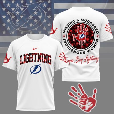 Tampa Bay Lightning | Premium NHL MMIW Awareness 3D Shirt