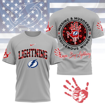 Tampa Bay Lightning | Premium NHL MMIW Awareness 3D Shirt