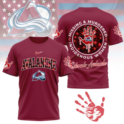 Colorado Avalanche | Premium NHL MMIW Awareness 3D Shirt