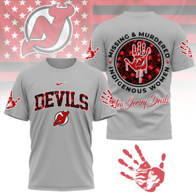 New Jersey Devils | Premium NHL MMIW Awareness 3D Shirt