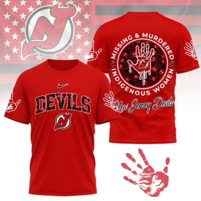New Jersey Devils | Premium NHL MMIW Awareness 3D Shirt