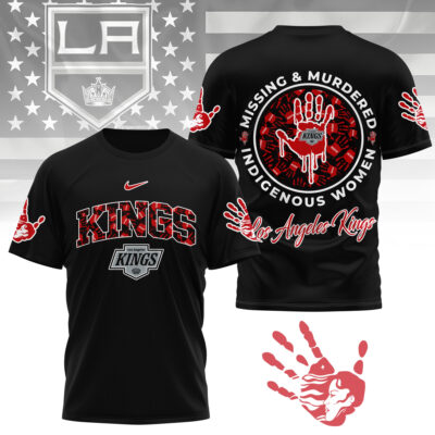 Los Angeles Kings | Premium NHL MMIW Awareness 3D Shirt